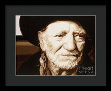 Load image into Gallery viewer, Willie nelson - Framed Print
