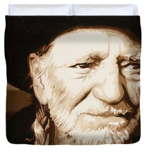 Load image into Gallery viewer, Willie nelson - Duvet Cover
