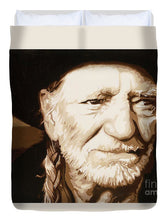 Load image into Gallery viewer, Willie nelson - Duvet Cover
