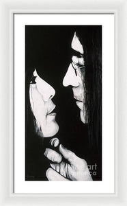 Lennon and Yoko - Framed Print