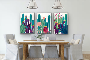 Desert Scene Triptych