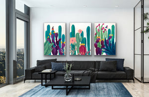 Desert Scene Triptych