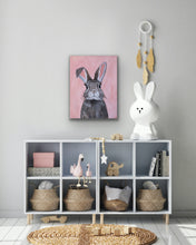 Load image into Gallery viewer, Sweetie - Cottontail Bunny Portrait Original Oil Painting
