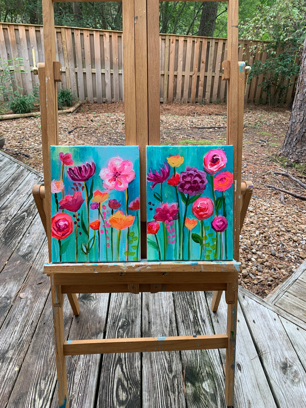 Floral Abyss 1 and 2