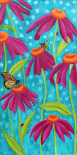 Load image into Gallery viewer, Darling Wildflowers Original painting - Floral, Bee, Butterfly Wall Art
