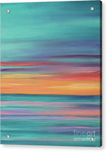 Load image into Gallery viewer, Abundance blue and orange ocean sunset - Acrylic Print
