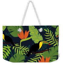 Load image into Gallery viewer, Toucan Jungle Pattern - Weekender Tote Bag
