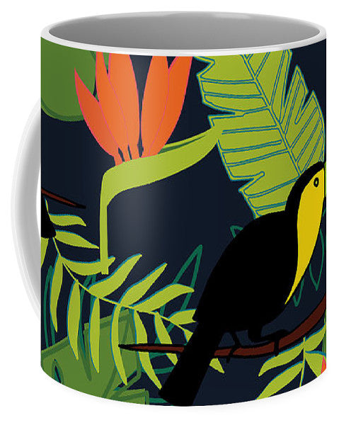 Toucan Jungle Pattern - Mug