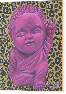Baby Buddha 2 - Wood Print