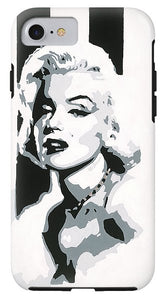 Black and White Marilyn - Phone Case