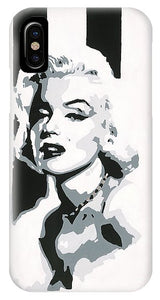 Black and White Marilyn - Phone Case