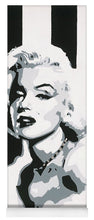 Load image into Gallery viewer, Black and White Marilyn - Yoga Mat
