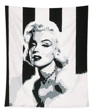 Load image into Gallery viewer, Black and White Marilyn - Tapestry
