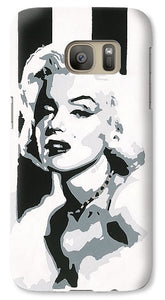 Black and White Marilyn - Phone Case