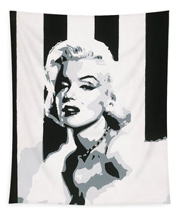 Black and White Marilyn - Tapestry