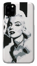 Load image into Gallery viewer, Black and White Marilyn - Phone Case
