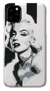 Black and White Marilyn - Phone Case