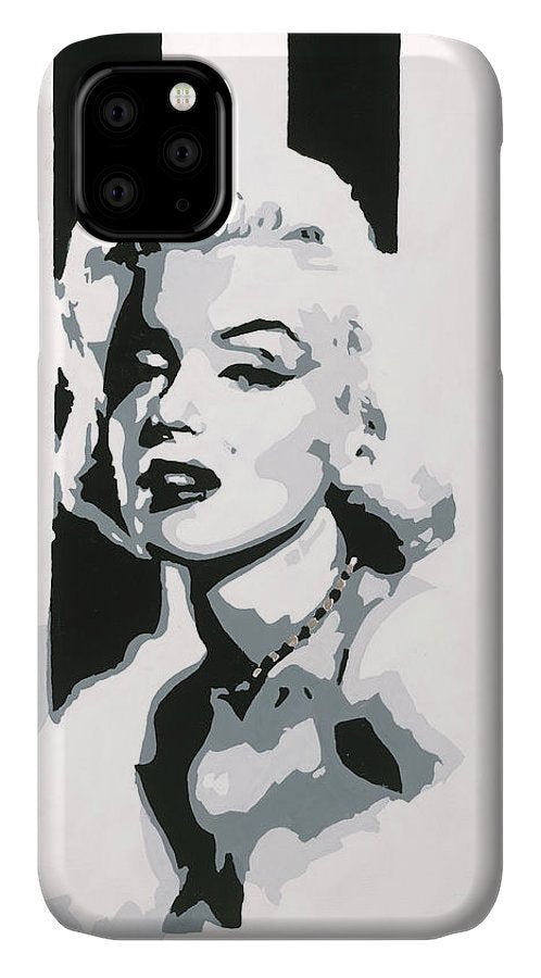 Black and White Marilyn - Phone Case