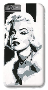 Black and White Marilyn - Phone Case