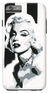 Black and White Marilyn - Phone Case