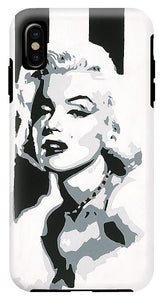 Black and White Marilyn - Phone Case