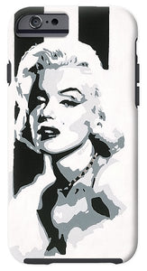 Black and White Marilyn - Phone Case