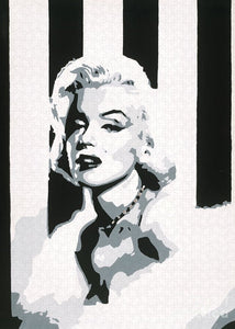Black and White Marilyn - Puzzle