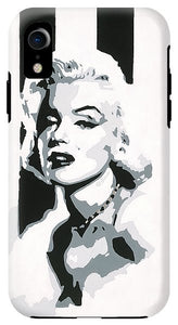 Black and White Marilyn - Phone Case