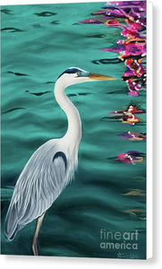 Blue Heron  - Canvas Print
