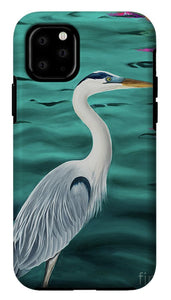 Blue Heron  - Phone Case