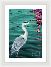 Load image into Gallery viewer, Blue Heron  - Framed Print
