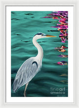 Load image into Gallery viewer, Blue Heron  - Framed Print
