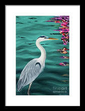 Load image into Gallery viewer, Blue Heron  - Framed Print

