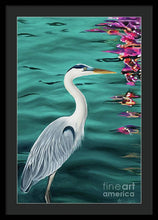 Load image into Gallery viewer, Blue Heron  - Framed Print

