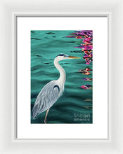 Load image into Gallery viewer, Blue Heron  - Framed Print
