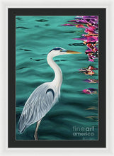 Load image into Gallery viewer, Blue Heron  - Framed Print
