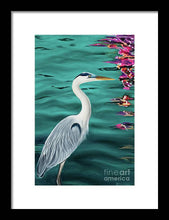 Load image into Gallery viewer, Blue Heron  - Framed Print
