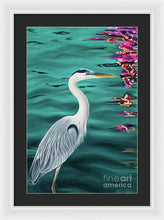 Load image into Gallery viewer, Blue Heron  - Framed Print
