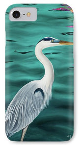 Blue Heron  - Phone Case