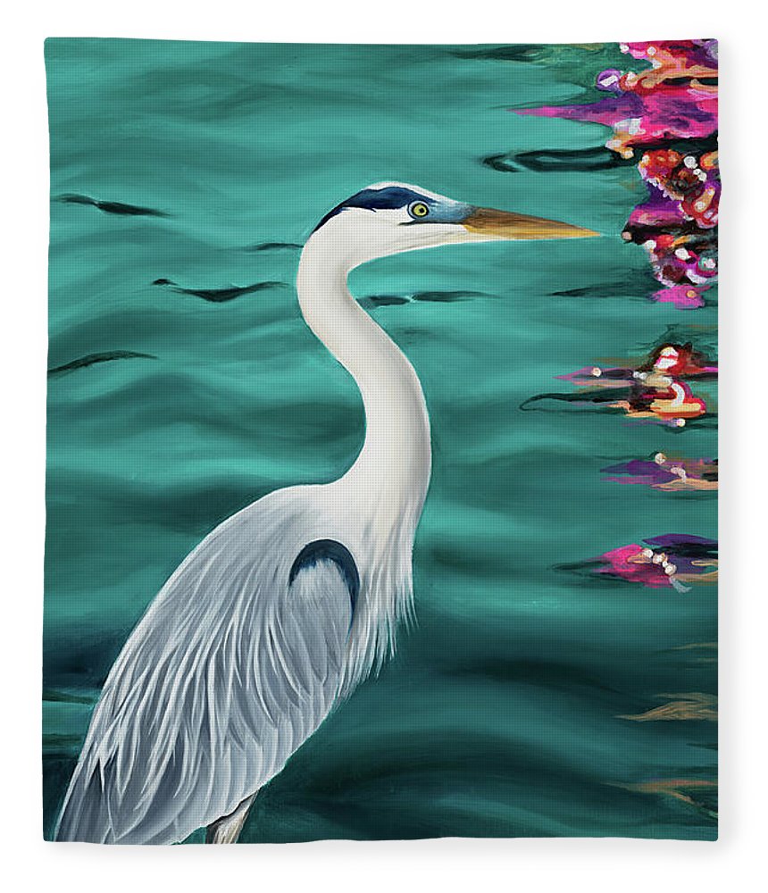 Blue Heron  - Blanket