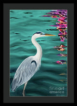 Load image into Gallery viewer, Blue Heron  - Framed Print
