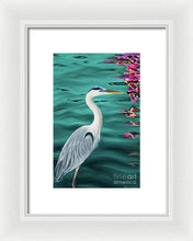 Load image into Gallery viewer, Blue Heron  - Framed Print
