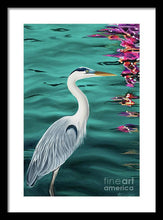 Load image into Gallery viewer, Blue Heron  - Framed Print
