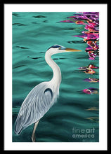 Load image into Gallery viewer, Blue Heron  - Framed Print
