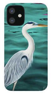 Blue Heron  - Phone Case