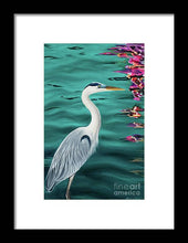 Load image into Gallery viewer, Blue Heron  - Framed Print
