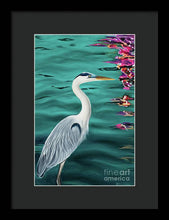 Load image into Gallery viewer, Blue Heron  - Framed Print
