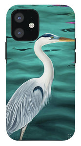 Blue Heron  - Phone Case