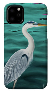 Blue Heron  - Phone Case