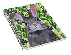 Cacti Cotton Tail  - Spiral Notebook
